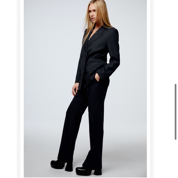 ZARA NAVY BLAZER - Picture 2 of 16